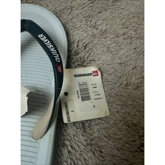 Quiksilver Haleiwa Men's Flip Flops WHN Sandal Size 8 - Picture 5 of 16